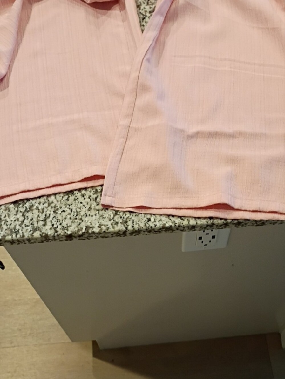 Women’s Lightweight Drawstring Skirt - Pastel Pink & Pale Green Size XL  2 F/ 1 - Picture 5 of 5